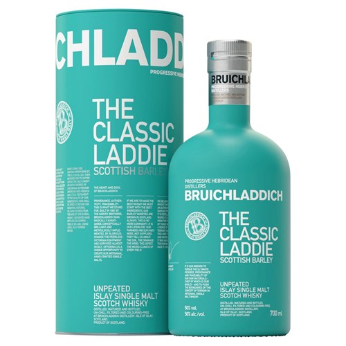 Bruichladdich The Classic Laddie Islay Single Malt Scotch Whisky 70cl - Uniquely Crafted & Barley Forward